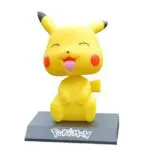 Pikachu  Bobble Head Action Figure Mobile Holder for Car Dashboard