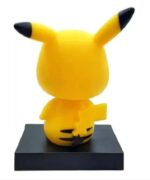 Pikachu  Bobble Head Action Figure Mobile Holder for Car Dashboard - Image 3