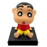 Shinchan Bobble Head Action Figure Mobile Holder for Car Dashboard