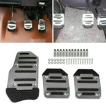 Universal 3 Pcs Stylish Non-Slip Racing Sport Manual Car Truck Pedals Cover kit Pad Covers For Car Pedals - Image 5
