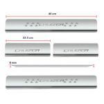 Ateen Toyota Urban Cruiser Door Sill/Foot step Stainless Steel Plates Set Of 4