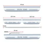 Car Door Foot Step Led Sill Plate Compatible for Mahindra XUV500  (Set of 4 pcs, Blue) - Image 2
