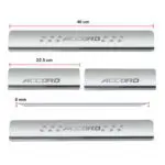 Ateen Door Sill/Foot step Stainless Steel Plates Set Of 4 For Honda Accord