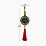 Wood Allah Hanging & Mecca Madina Car Dashboard Showpiece - Image 2