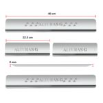 Ateen Door Sill/Foot step Stainless Steel Plates Set Of 4 For Alturas G4