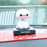 Baymax Doll Bobble Head Action Figure Mobile Holder for Car Dashboard - Image 3