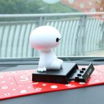 Baymax Doll Bobble Head Action Figure Mobile Holder for Car Dashboard - Image 4