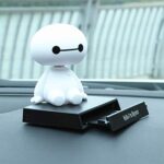 Baymax Doll Bobble Head Action Figure Mobile Holder for Car Dashboard - Image 2