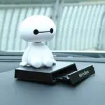 Baymax Doll Bobble Head Action Figure Mobile Holder for Car Dashboard - Image 2