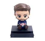 Captain America Bobble Head Action Figure Mobile Holder for Car Dashboard