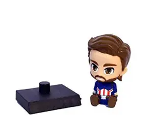 Captain America Bobble Head Action Figure Mobile Holder for Car Dashboard - Image 3