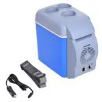 7.5L Mini Car Refrigerator Portable Thermoelectric Car Compact Fridge Freezer DC 12V Travel Home Electric Cooler and Warmer Durable Portable Cold Compact Fridge - Image 2