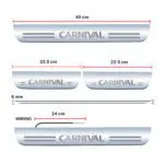 Car Door Foot Step Led Sill Plate Compatible for Kia Carnival (Set of 4 pcs, Blue) - Image 2