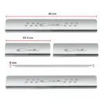 Ateen Door Sill/Foot step Stainless Steel Plates Set Of 4 For Suzuki Ciaz
