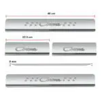 Ateen Door Sill/Foot step Stainless Steel Plates Set Of 4 For Toyota Corona