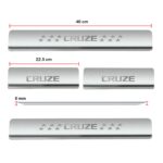 Ateen Door Sill/Foot step Stainless Steel Plates Set Of 4 For Chevrolet Cruze