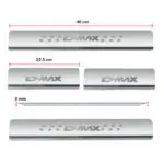 Ateen Door Sill/Foot step Stainless Steel Plates Set Of 4 For Isuzu D-Max