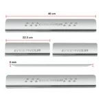 Ateen Door Sill/Foot step Stainless Steel Plates Set Of 4 For Ford Endeavour