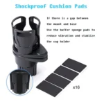 Car 2-in-1 Universal Multi-Functional Cup Holder Expander Adapter with Adjustable Base - Image 5
