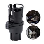 Car 2-in-1 Universal Multi-Functional Cup Holder Expander Adapter with Adjustable Base Dual Cup Mount Extender Organizer for Vehicles