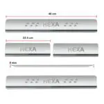 Ateen Door Sill/Foot step Stainless Steel Plates Set Of 4 For Tata Hexa