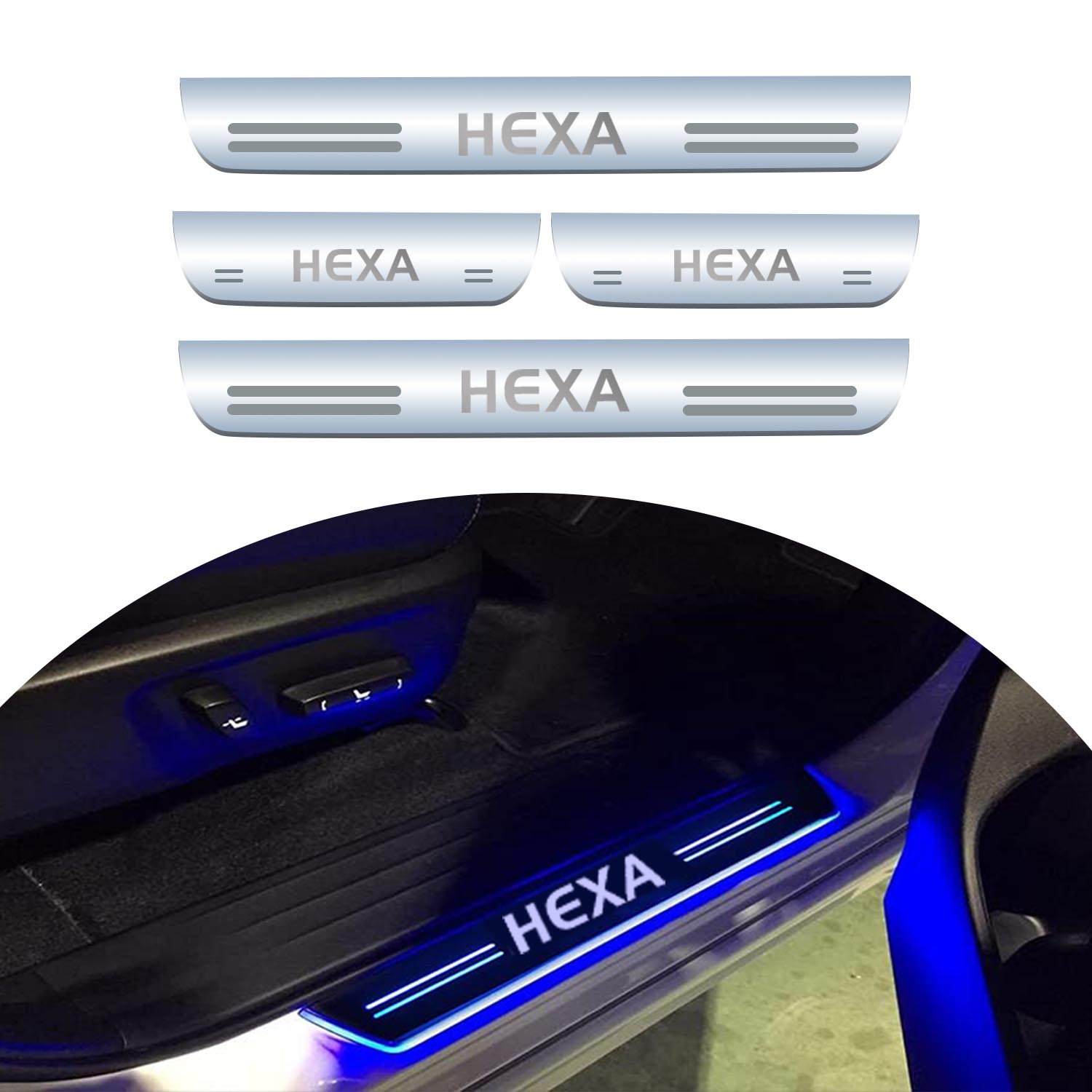 Hilux scuff store plates