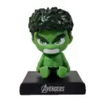 Hulk Bobble Head Action Figure Mobile Holder for Car Dashboard