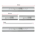 Ateen Door Sill/Foot step Stainless Steel Plates Set Of 4 For Toyota Innova Crysta