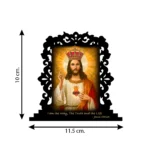 Jesus Christ Statue  God Acrylic Idol for Car Dashboard - Image 2