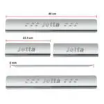 Ateen Door Sill/Foot step Stainless Steel Plates Set Of 4 For Volkswagen Jetta