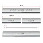 Ateen Door Sill/Foot step Stainless Steel Plates Set Of 4 For Hyundai Kona