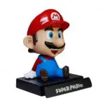 Mario Bobble Head Action Figure Mobile Holder for Car Dashboard - Image 2
