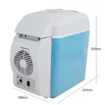 7.5L Mini Car Refrigerator Portable Thermoelectric Car Compact Fridge Freezer DC 12V Travel Home Electric Cooler and Warmer Durable Portable Cold Compact Fridge - Image 7