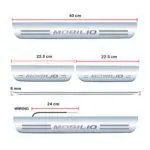 Car Door Foot Step Led Sill Plate Compatible for Honda Mobilio (Set of 4 pcs, Blue) - Image 2