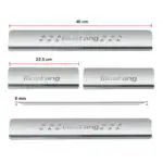 Ateen Door Sill/Foot step Stainless Steel Plates Set Of 4 For Ford Mustang