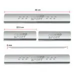 Ateen Door Sill/Foot step Stainless Steel Plates Set Of 4 For Pajero Sport