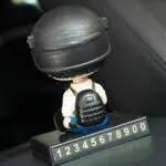 PUBG Boy Hero Bobble Head Action Figure Mobile Holder for Car Dashboard - Image 4