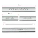 Ateen Door Sill/Foot step Stainless Steel Plates Set Of 4 For Mahindra Quanto