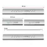 Ateen Door Sill/Foot step Stainless Steel Plates Set Of 4 For Tata Safari