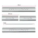 Ateen Door Sill/Foot step Stainless Steel Plates Set Of 4 For Hyundai Santa Fe