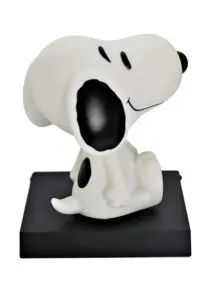 Snoopy Bobble Head Action Figure Mobile Holder for Car Dashboard - Image 2