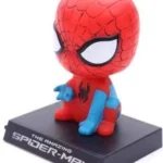 Action Figure Bobble Head Spider Man Car Dashboard Toy Idol for Car Dashboard  Decoration