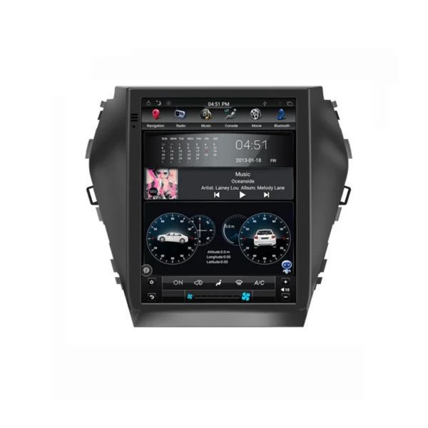 Ateen Tesla Screen For Hyundai Santa Fe | 2+32GB | Apple Carplay