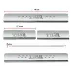 Ateen Door Sill/Foot step Stainless Steel Plates Set Of 4 For Mahindra Thar