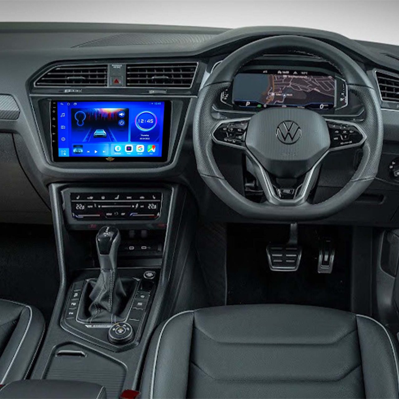 Ateen S-Series Volkswagen Tiguan Car Music System