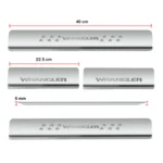 Ateen Door Sill/Foot step Stainless Steel Plates Set Of 4 For Jeep Wrangler