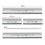 Ateen Door Sill/Foot step Stainless Steel Plates Set Of 4 For Honda WRV