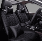 Best Car Seat Covers Premium Quality Enhance Comfort and Protection for Long-Lasting Comfort Pu Leatherette Material For Every Vehicle (Black)