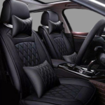 Best Car Seat Covers Premium Quality Enhance Comfort and Protection for Long-Lasting Comfort Pu Leatherette Material For Every Vehicle (Black)