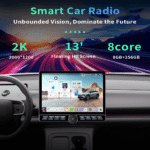 Ateen Best Diamond 2K 13" Inch Car  Android Tablet with Manual Buttons HD Display Fast Performance - Image 2